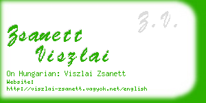 zsanett viszlai business card